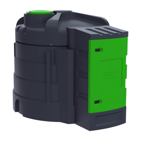 Dieseltank 3000 liter med registreringssystem