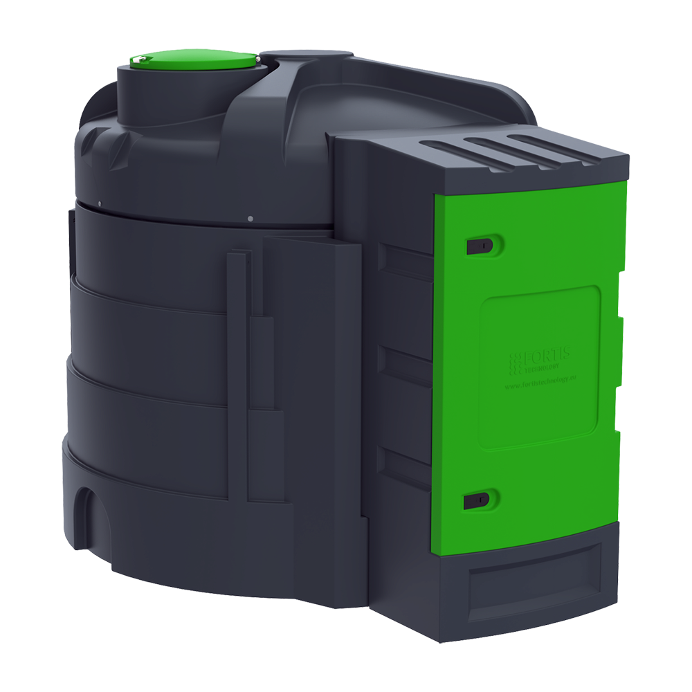 Dieseltank 3000 liter med registreringssystem