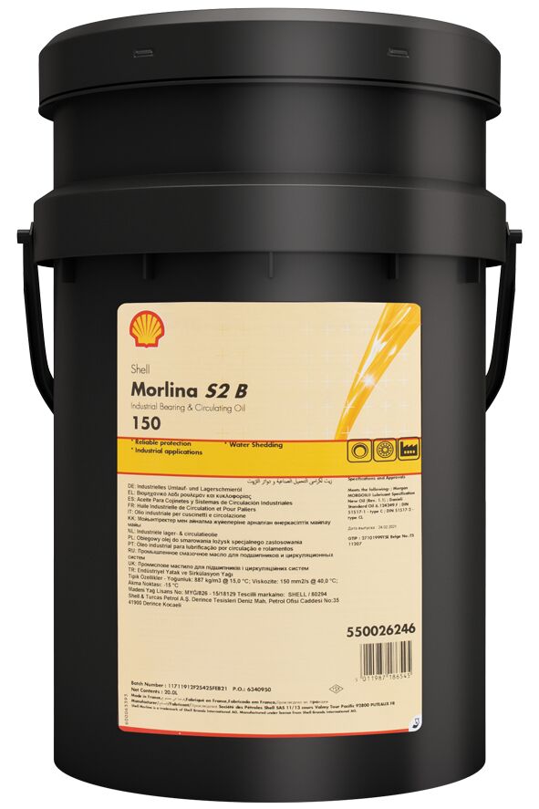Shell Morlina S2 B 150 20L - Esso Energi