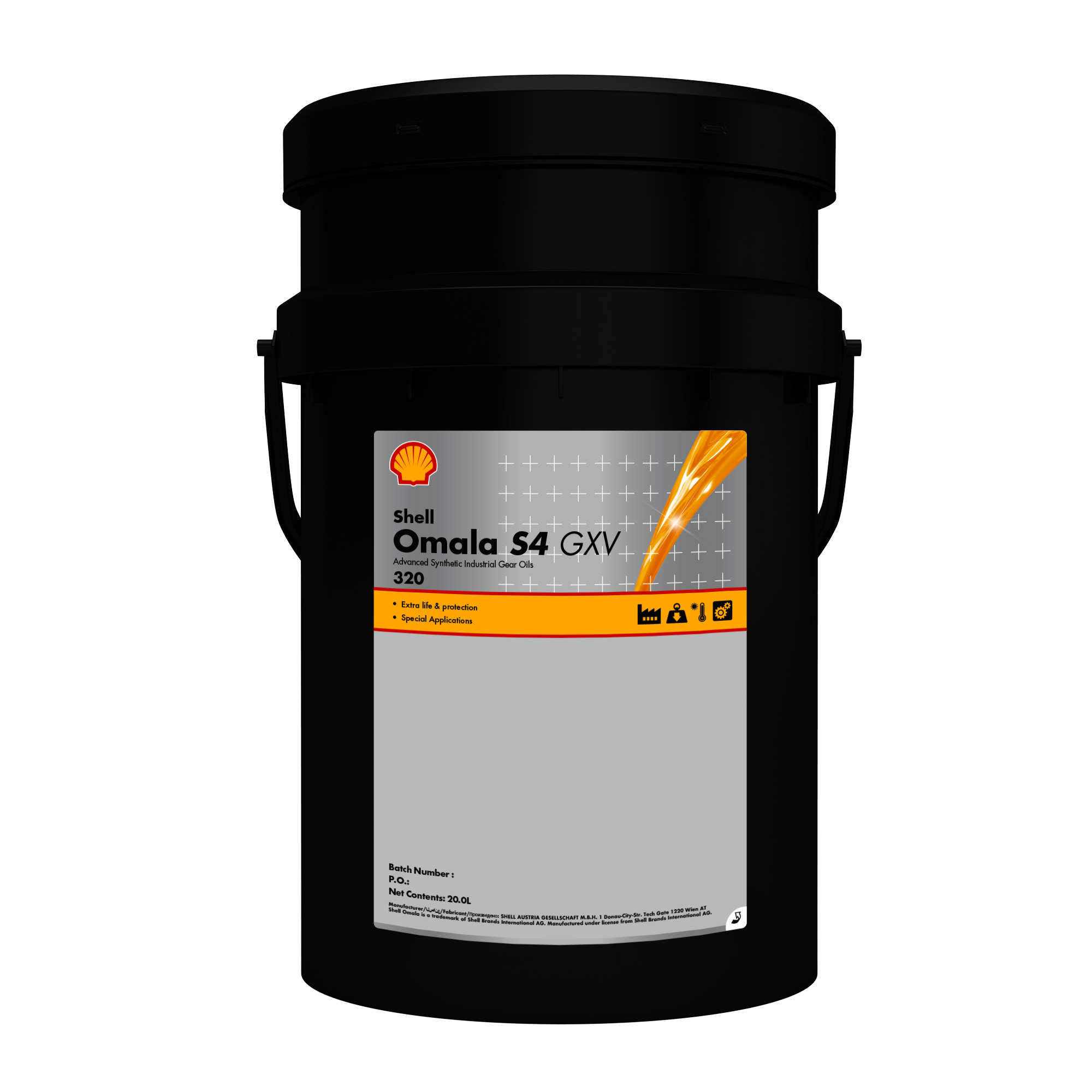 Shell Omala S4 GXV 320 20L - Esso Energi