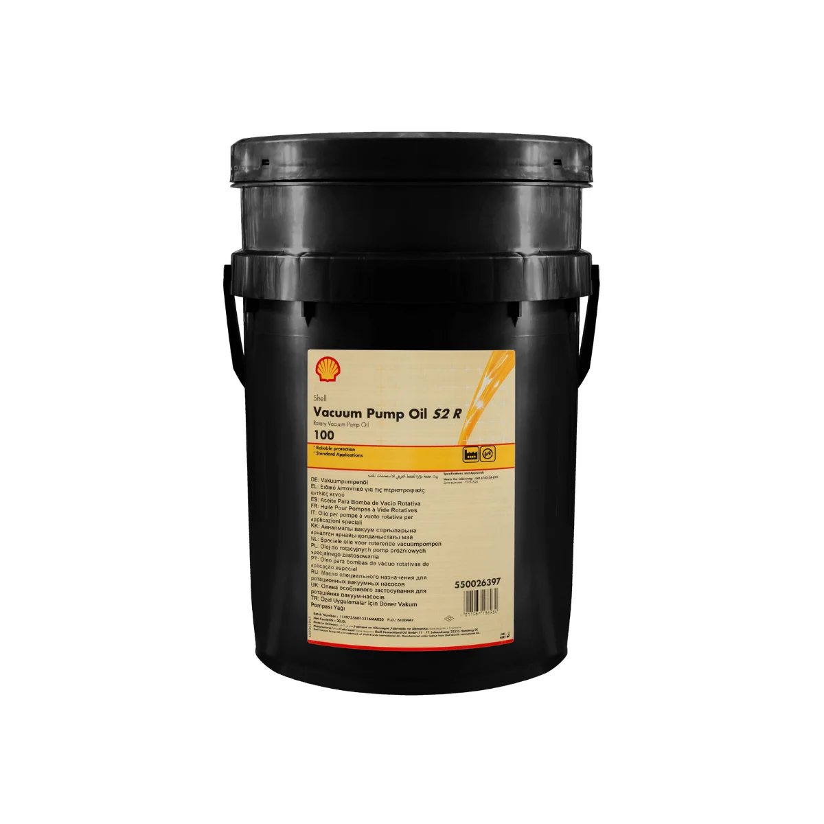 Shell Vacuum Pump Oil S2 R 100 20L