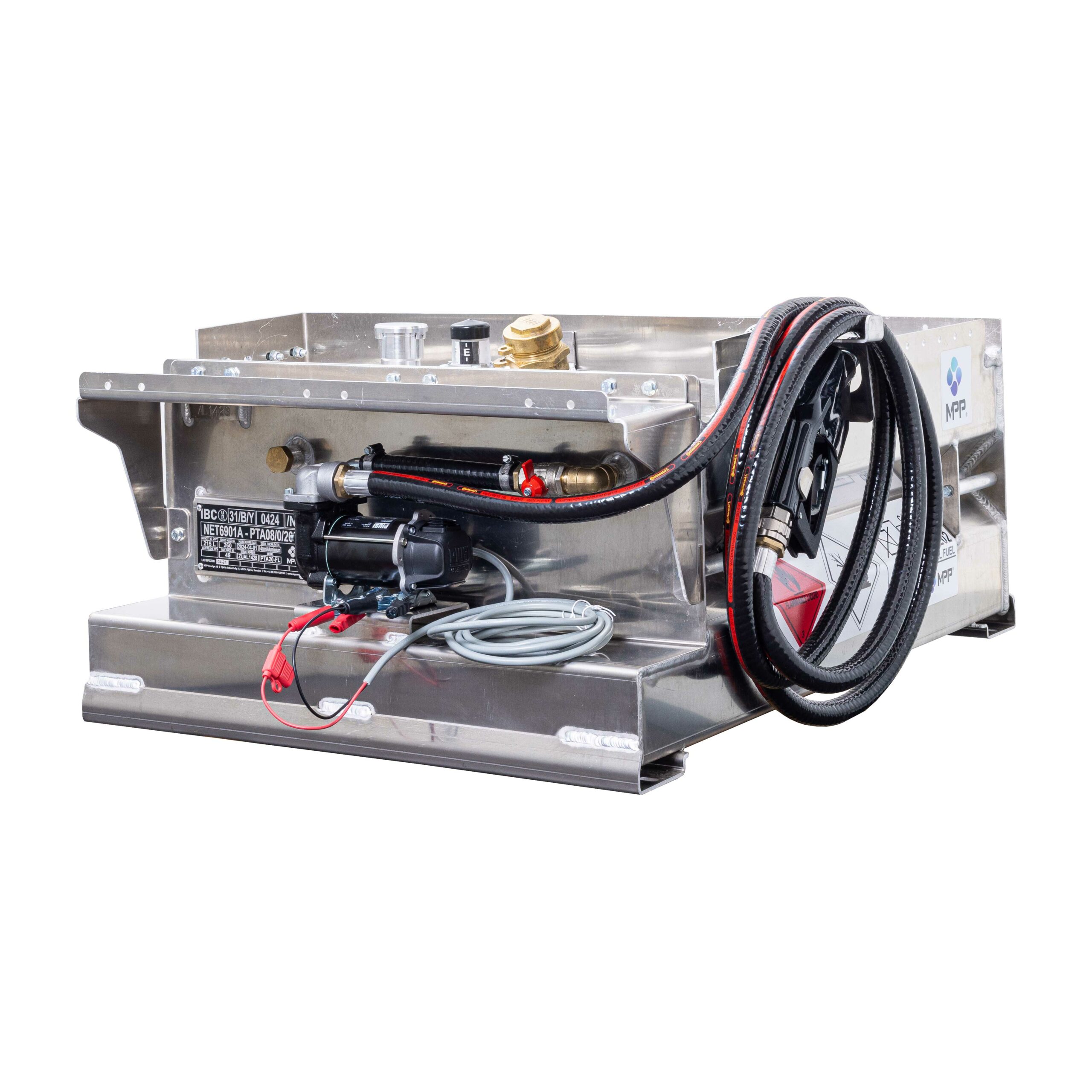 Pickuptank aluminium 200L Flaklock