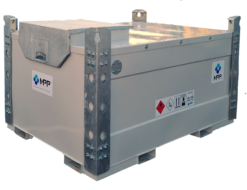 Transporttank compact 3000 liter light grey